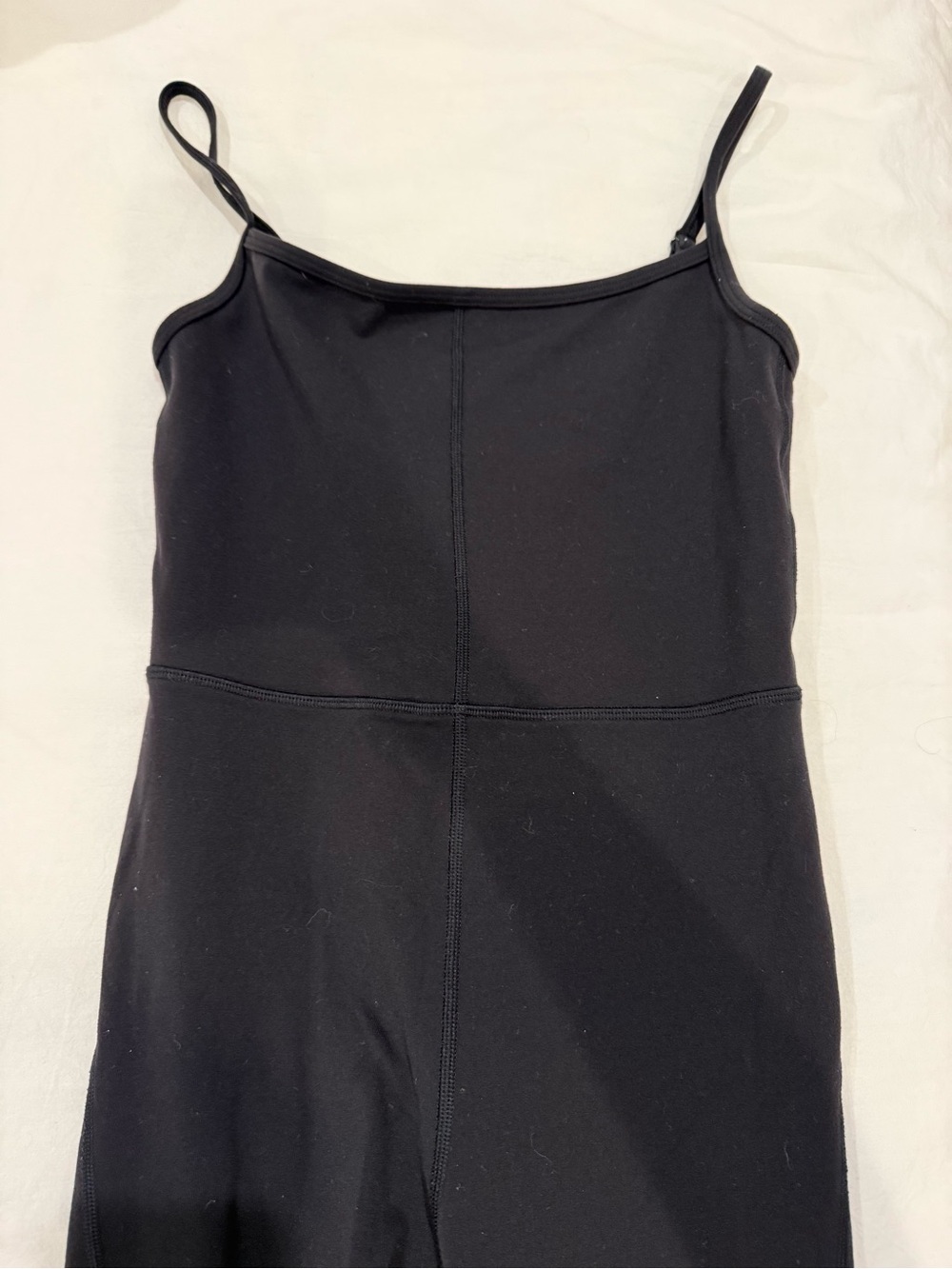Aritzia Black Slim Jumpsuit with Spaghetti Straps